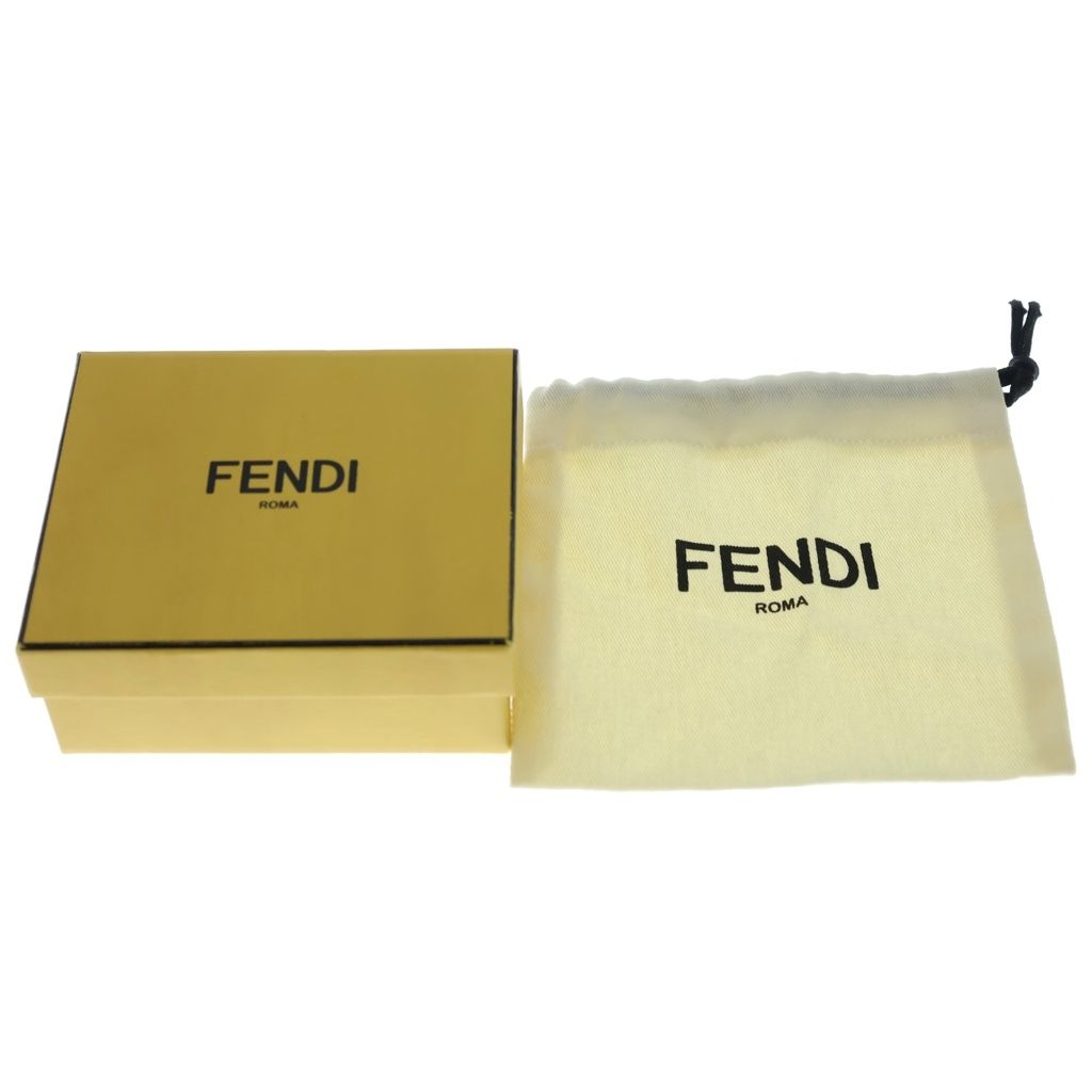 Fendi Logo Carabiner Paracord Charm Key Holder Blue Yellow — view 6