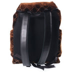 Gucci GG Velvet Medium Backpack Brown — view 2