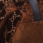 Gucci GG Velvet Medium Backpack Brown — view 5