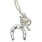 Hermes Amulette Toggle Pendant Chain Silver — view 3