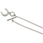 Hermes Amulette Toggle Pendant Chain Silver — view 4