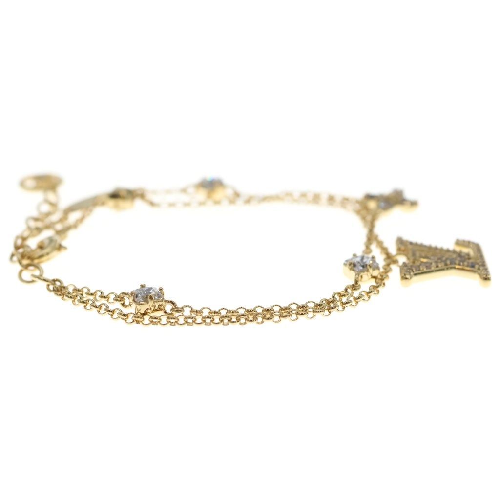 Louis Vuitton Bracelet Chain Gold — view 3