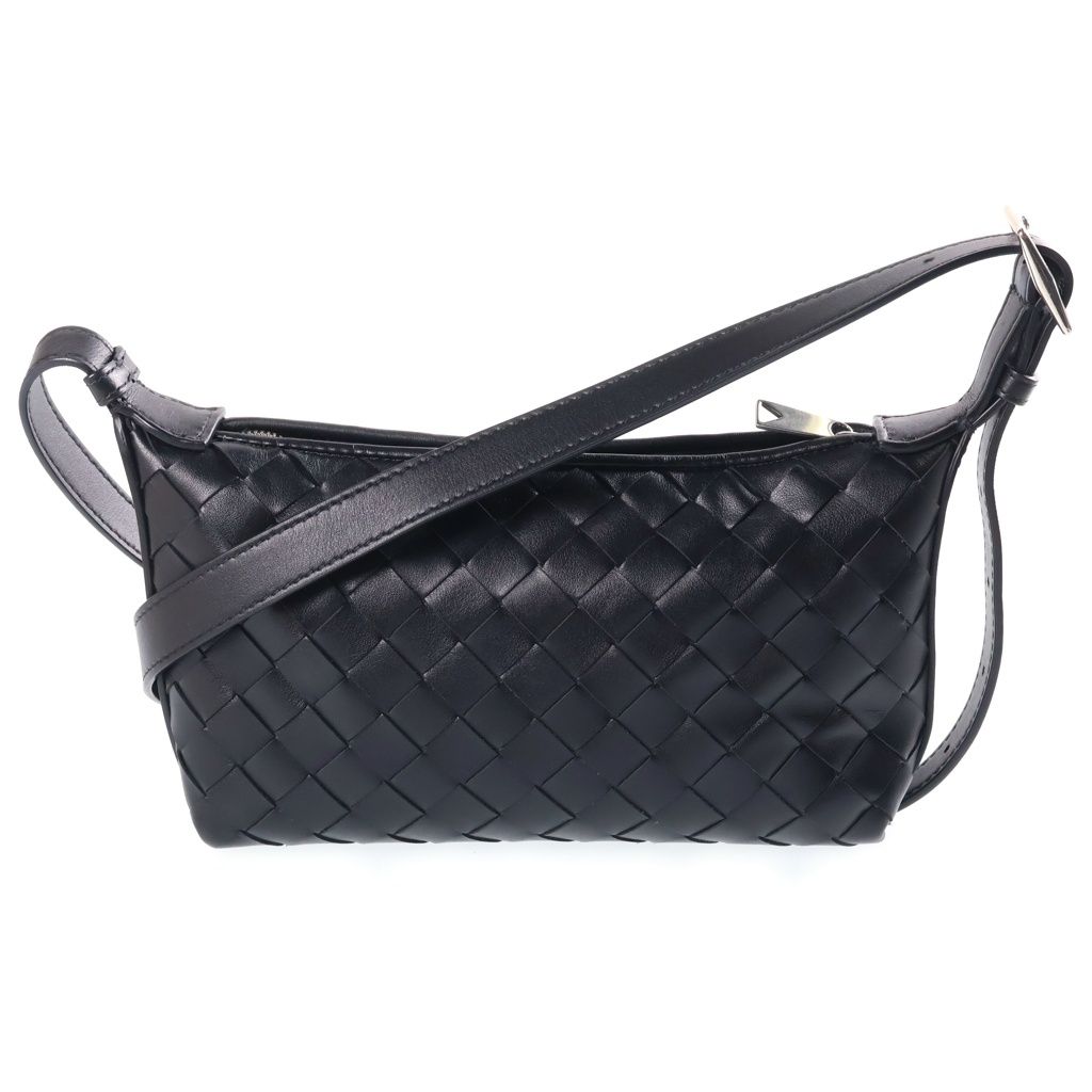 Bottega Veneta Traveler Phone Pouch Calfskin Black — view 2
