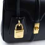 Celine Mini 16 Seize Handbag 2-Way Shoulder Leather Black — view 6