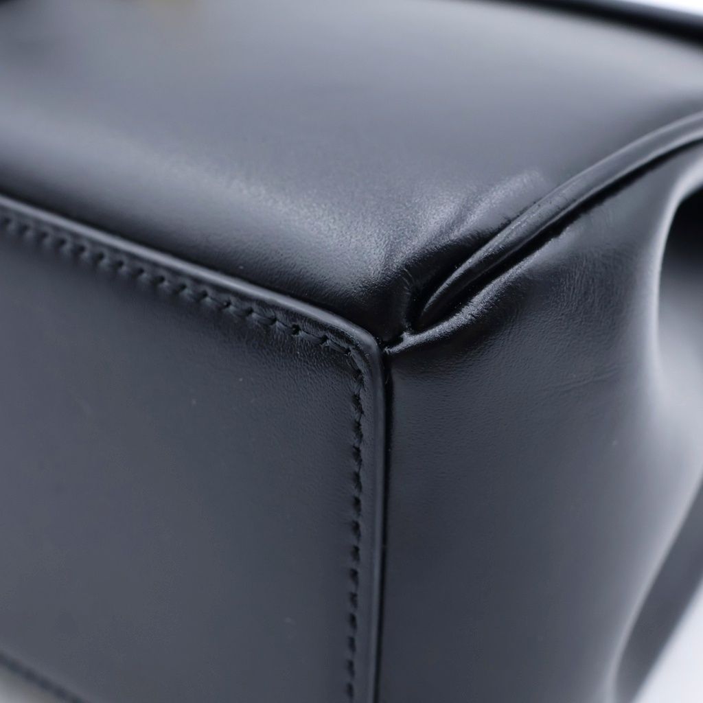 Celine Mini 16 Seize Handbag 2-Way Shoulder Leather Black — view 5