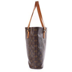 Louis Vuitton Monogram Vavin GM Tote Bag Brown Leather Gold — view 3