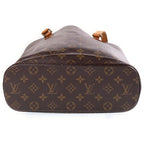 Louis Vuitton Monogram Vavin GM Tote Bag Brown Leather Gold — view 4