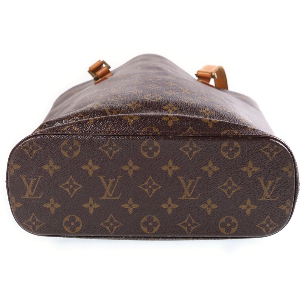 Louis Vuitton Monogram Vavin GM Tote Bag Brown Leather Gold — view 4