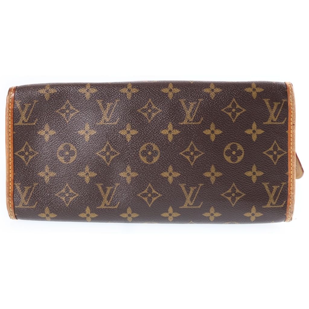 Louis Vuitton Monogram Popincourt Au Handbag Mini Tote Brown Leather Gold — view 4