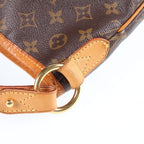 Louis Vuitton Monogram Delightful PM Tote Bag Brown Leather Gold — view 7