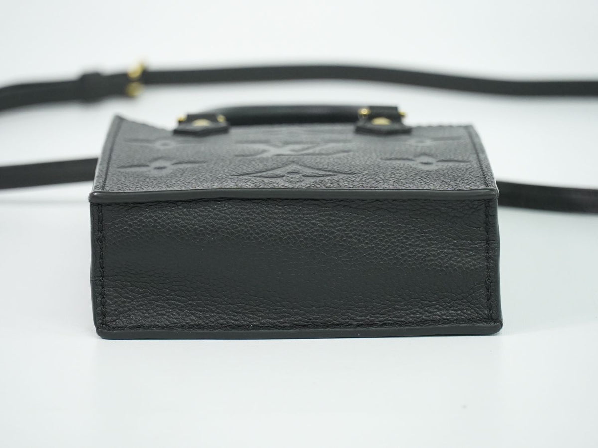 Louis Vuitton LV Petite Sac Plat Monogram Empreinte Leather 2-Way Shoulder Bag — view 3