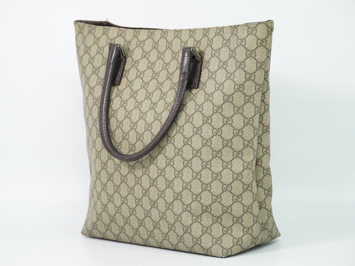 Gucci GG Supreme Tote Bag Beige — view 2