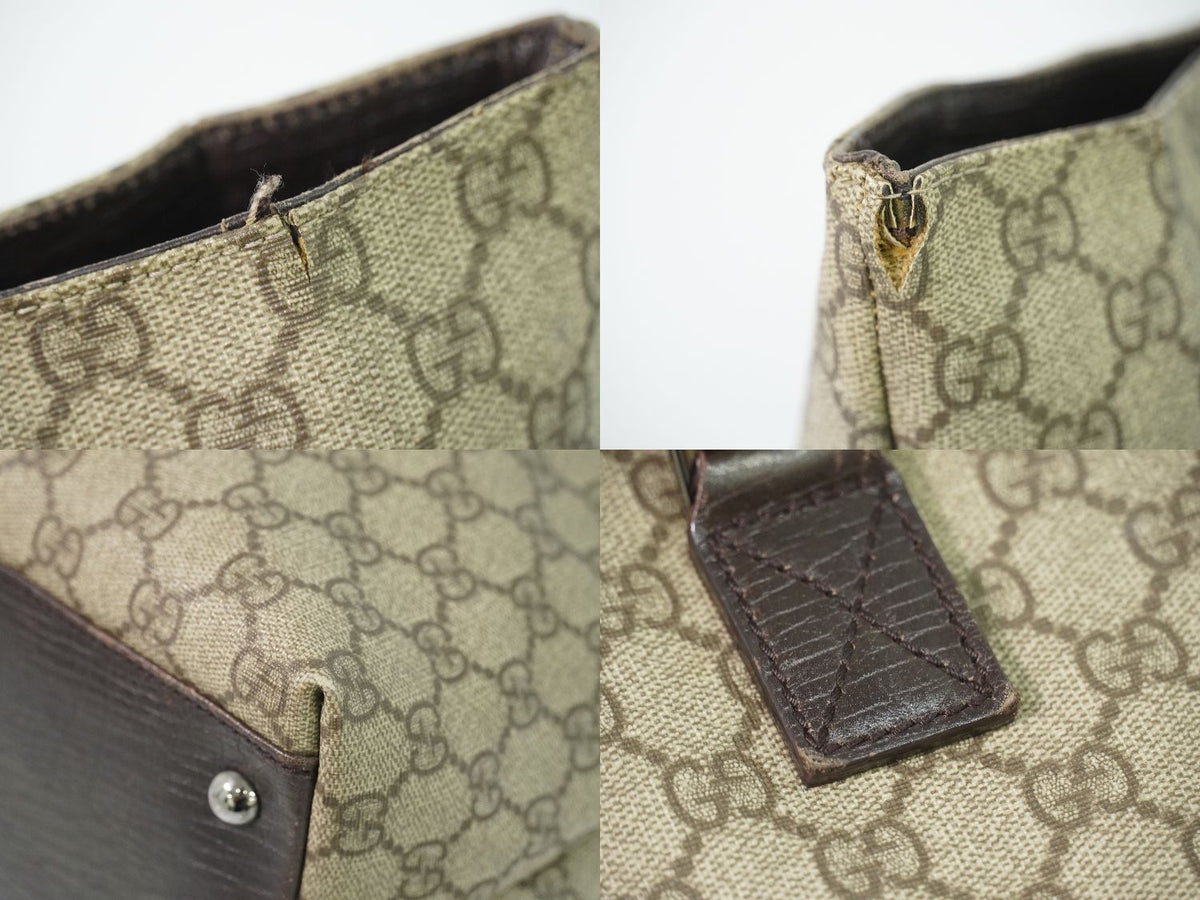 Gucci GG Supreme Tote Bag Beige — view 7