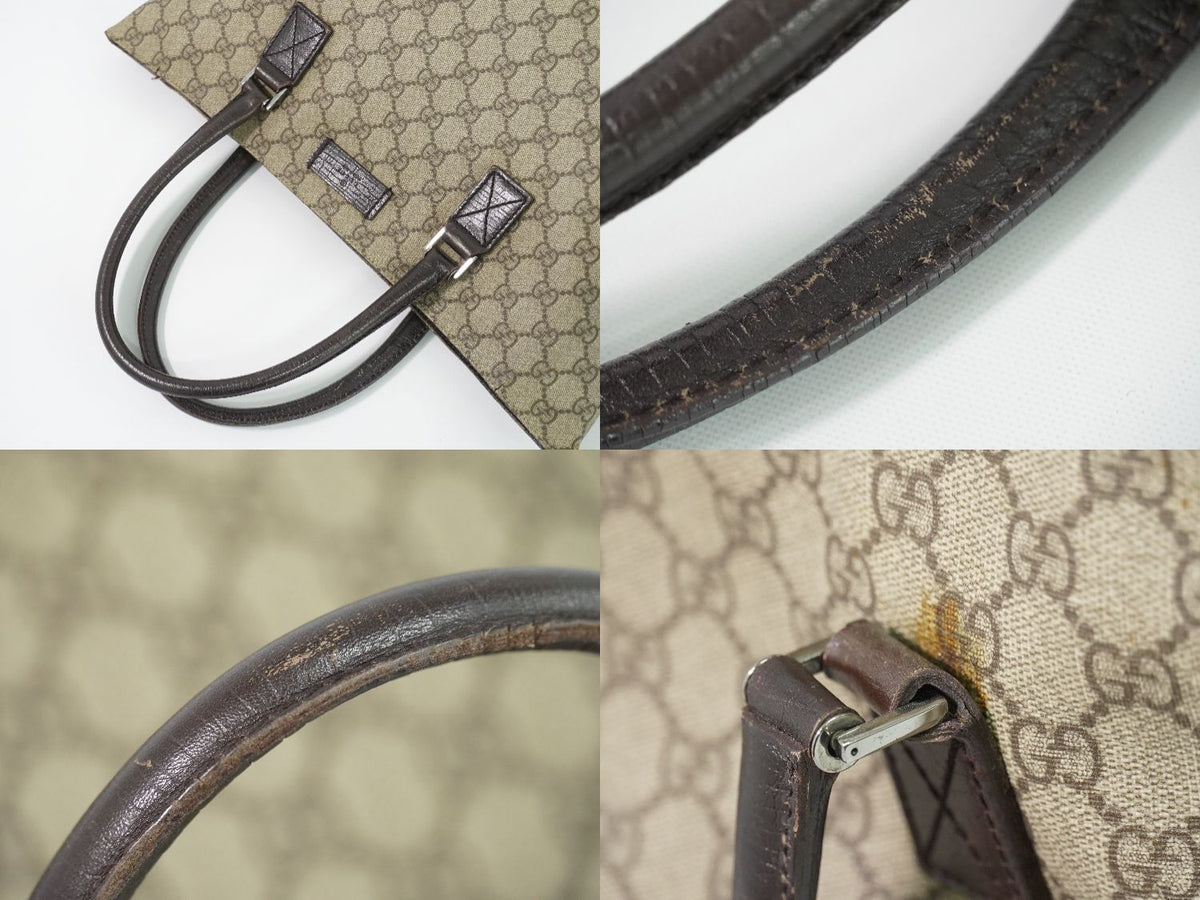 Gucci GG Supreme Tote Bag Beige — view 6
