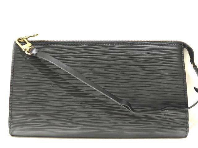 Louis Vuitton Pouch Epi Noir Pochette Accessoires Black