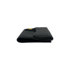 Gucci Vintage Horsebit Leather Suede Bifold Wallet Black — view 5
