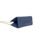 Loewe Vintage Anagram Logo Leather 2-Way Chain Shoulder Bag Blue — view 7