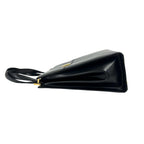 Saint Laurent Vintage YSL Logo Leather Handbag Black — view 5