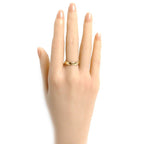 Hermes 18k Yellow Gold Hercules Ring Diamond — view 7