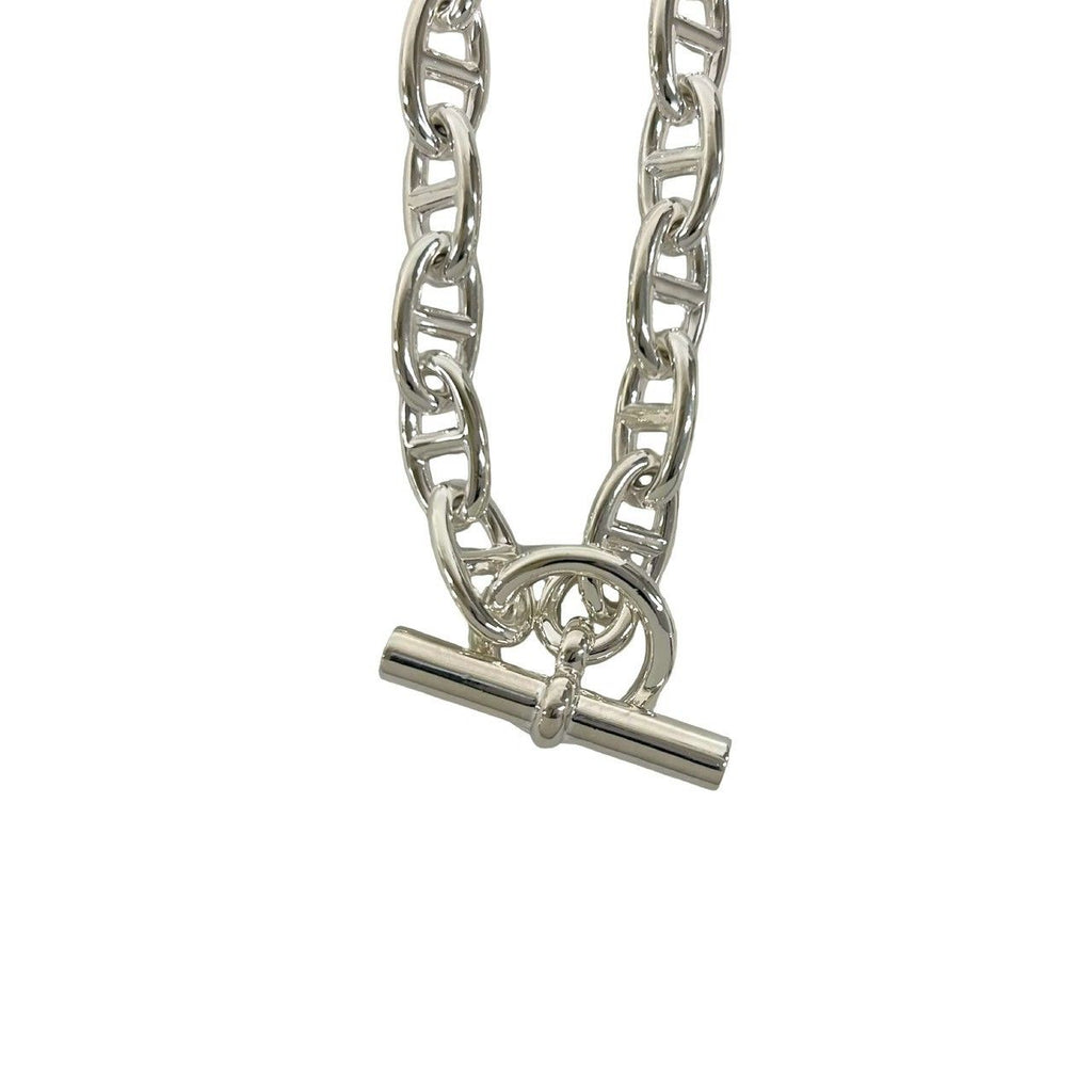 Hermes Chaine D'ancre GM 29 Links Necklace 925 Sterling Silver — view 5