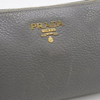Prada Pouch Calfskin Gray — view 4