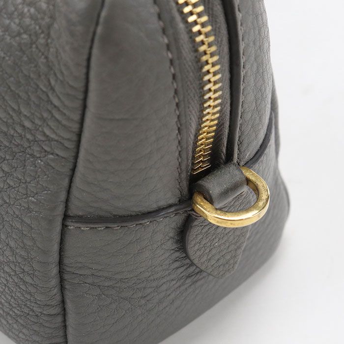 Prada Pouch Calfskin Gray — view 5