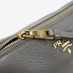 Prada Pouch Calfskin Gray — view 6