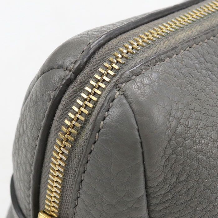 Prada Pouch Calfskin Gray — view 7