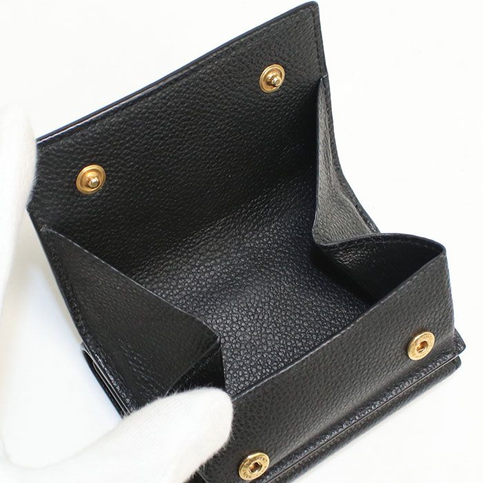 Saint Laurent Origami Tiny Wallet YSL Line Trifold Calfskin — view 5