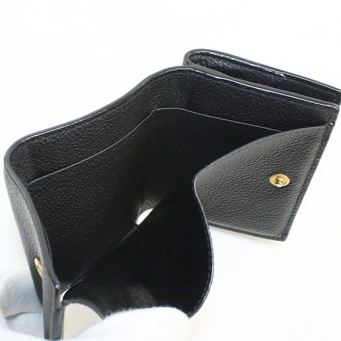 Saint Laurent Origami Tiny Wallet YSL Line Trifold Calfskin — view 4