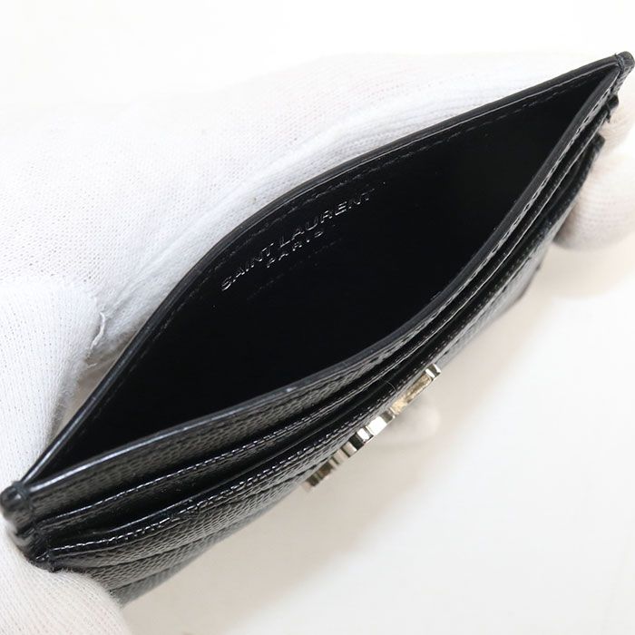 Saint Laurent Cassandra Card Case Calfskin — view 3