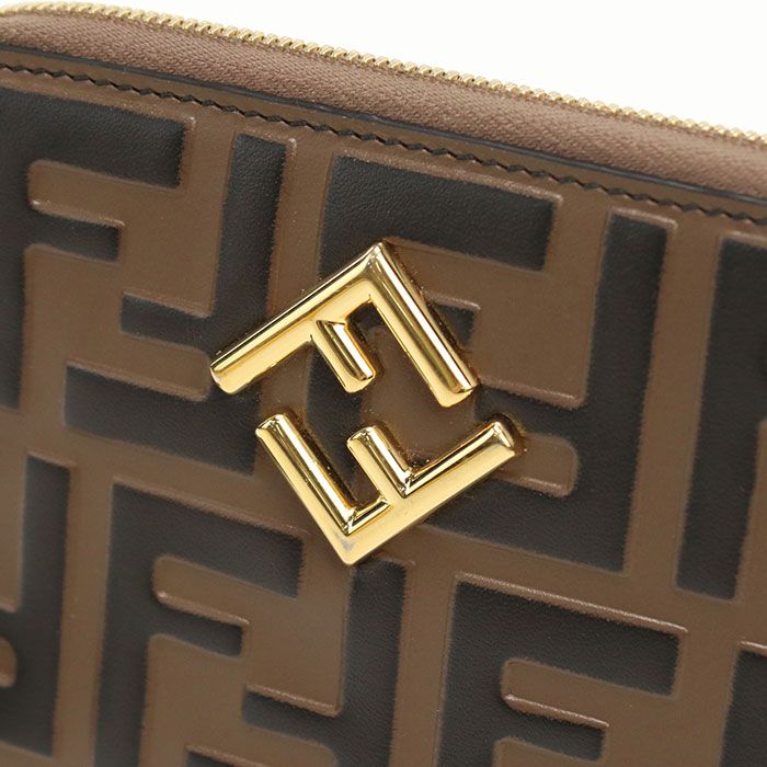 Fendi FF Diamond Bifold Wallet Calfskin — view 5
