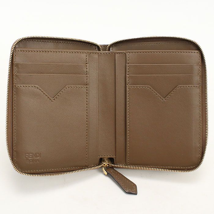 Fendi FF Diamond Bifold Wallet Calfskin — view 3