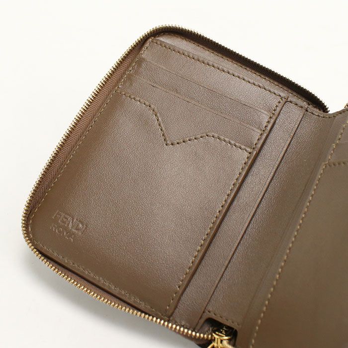 Fendi FF Diamond Bifold Wallet Calfskin — view 6