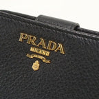 Prada Daino Color Bifold Wallet Leather — view 7