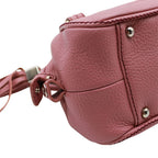 Chanel Bag Handbag Leather Pink Silver Tassel Faux Mini — view 4