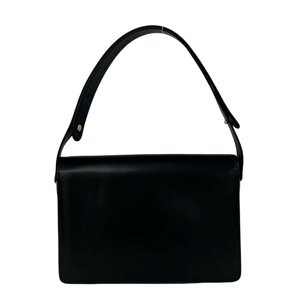 Gucci Vintage GG Logo Leather 2-Way Shoulder Bag Black — view 3
