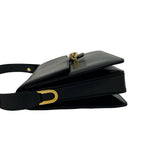 Gucci Vintage GG Logo Leather 2-Way Shoulder Bag Black — view 5