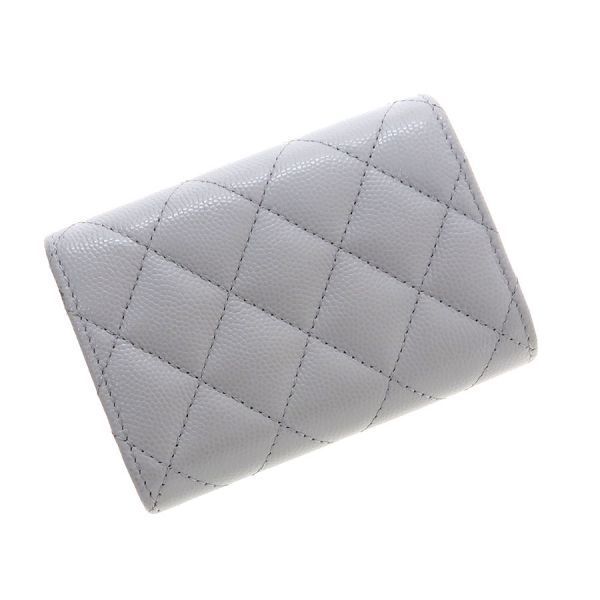 Chanel Caviar Quilted Compact Wallet — view 2