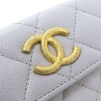Chanel Caviar Quilted Compact Wallet — view 7