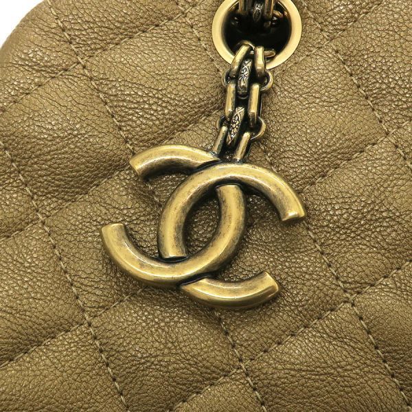 Chanel Mademoiselle Chain Shoulder Bag Gold — view 6
