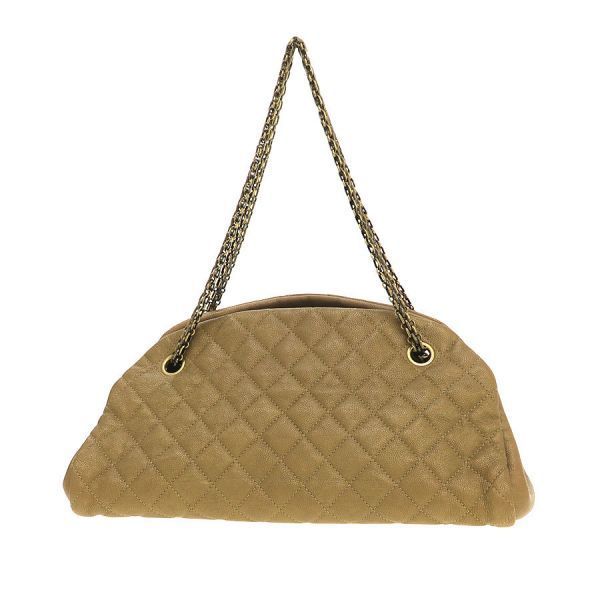 Chanel Mademoiselle Chain Shoulder Bag Gold — view 3