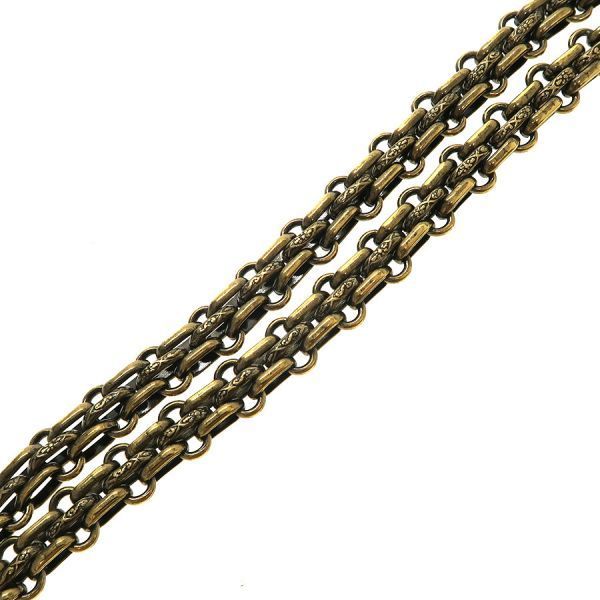 Chanel Mademoiselle Chain Shoulder Bag Gold — view 8