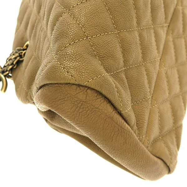 Chanel Mademoiselle Chain Shoulder Bag Gold — view 5