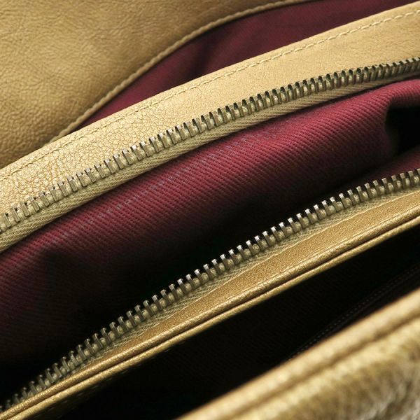 Chanel Mademoiselle Chain Shoulder Bag Gold — view 7
