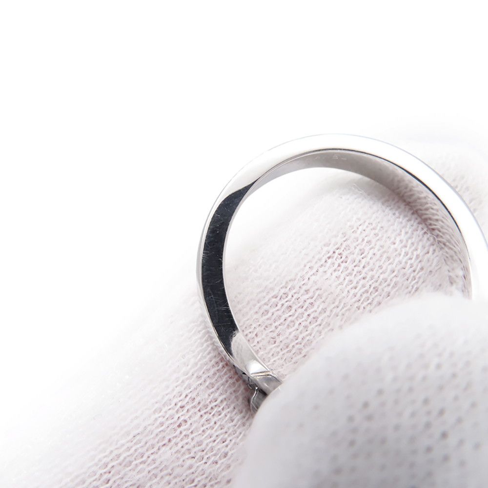 Chanel Ring Comet Twin Pearl Black Diamond 18K White Gold — view 5