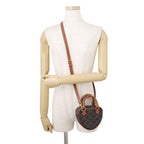 Celine Triomphe Heart Leather 2-Way Shoulder Bag Brown — view 5