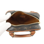 Celine Triomphe Heart Leather 2-Way Shoulder Bag Brown — view 6