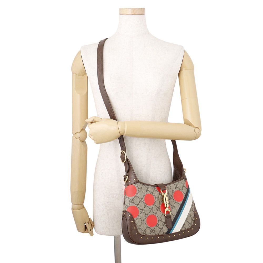 Gucci Shoulder Bag Jackie 1961 Small GG Supreme Leather 2-Way — view 6