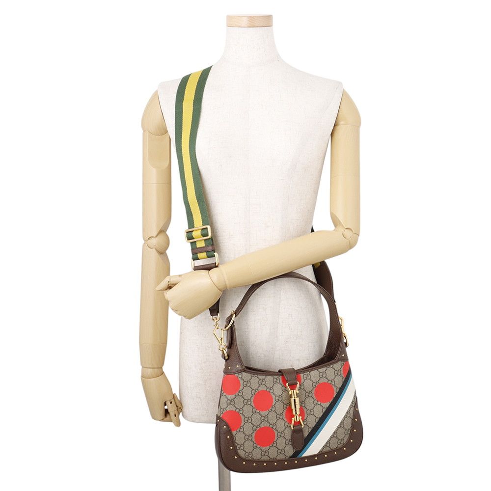 Gucci Shoulder Bag Jackie 1961 Small GG Supreme Leather 2-Way — view 5